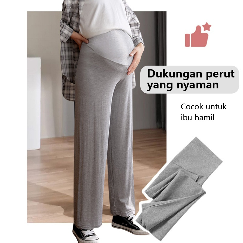 celana ibu hamil  jumbo muat bb 60-120KG celana wanita hamil celana baju hamil kekinian Nyaman Halus Elastis 903