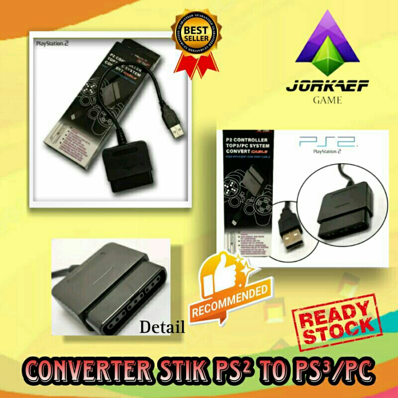 USB Converter Single PS2 Controller to PC/PS3 murah