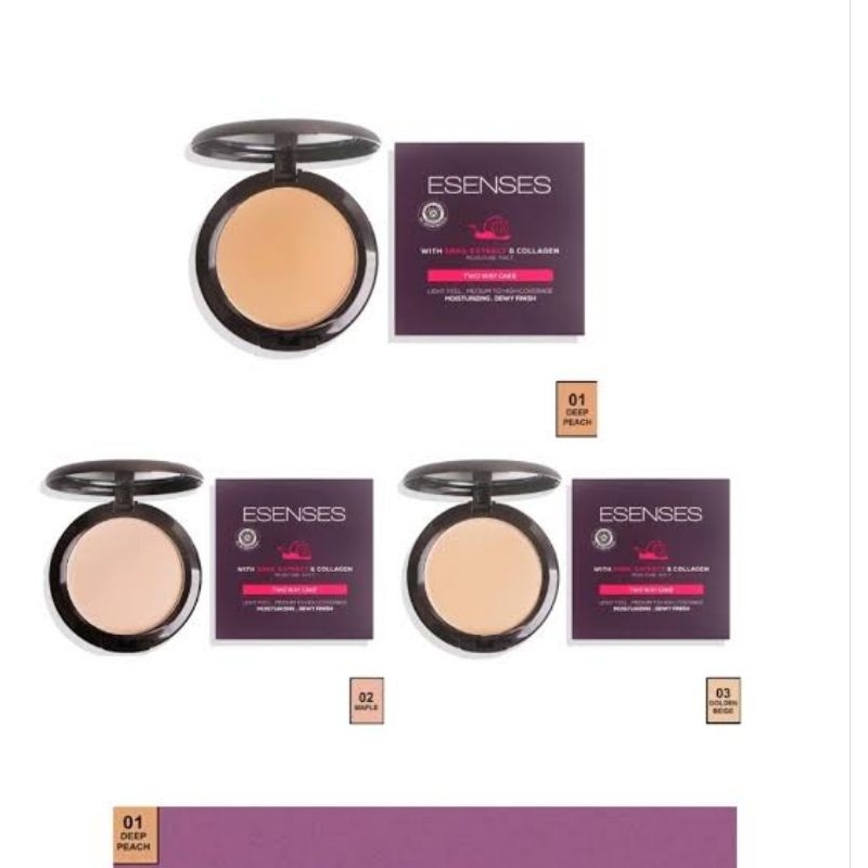 esenses two way cake, bedak padat kemasan BARU