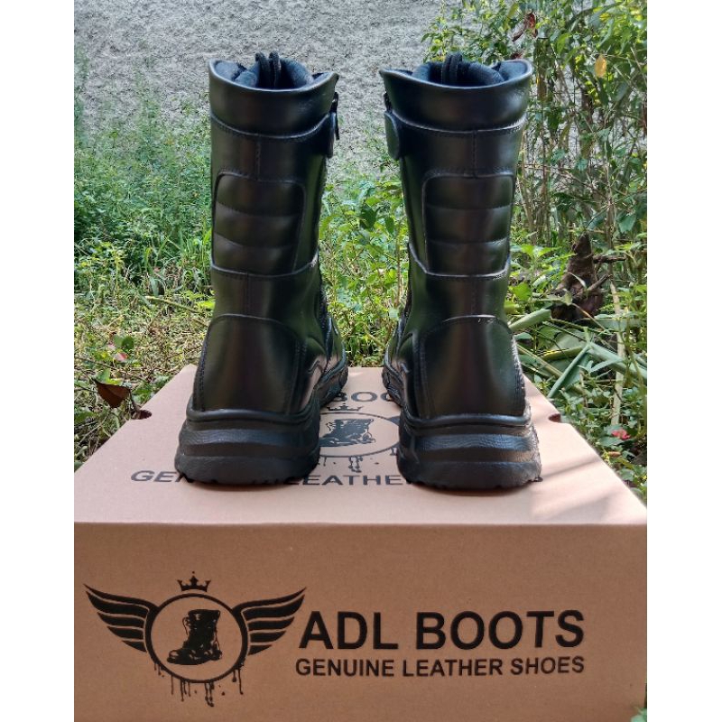 Sepatu pdl asli kulit sapi merk adl boots