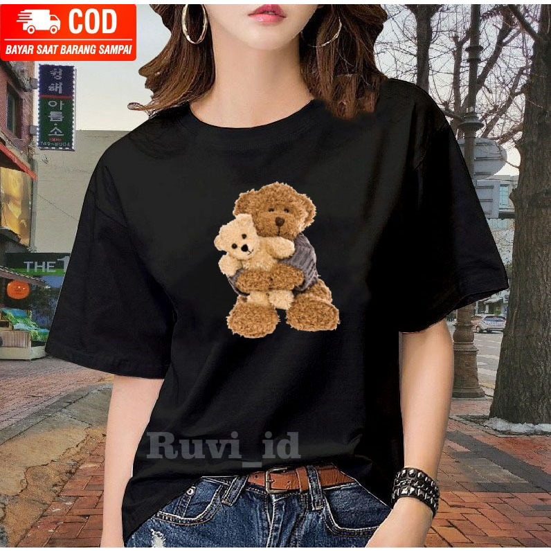 Ruvi_id-KAOS OVERSIZE / BELI 3 GRATIS HEADSET EXTRA BAS / KAOS BERUANG PELUKAN / KAOS WANITA JUMBO / KAOS PRIA DISTRO / KAOS KOREAN STYLE / T-SHIRT RECOMMENDED / T-SHIRT WANITA IMPORT / ATASAN WANITA DEWASA /  KAOS OBLONG / BAJU MURAH