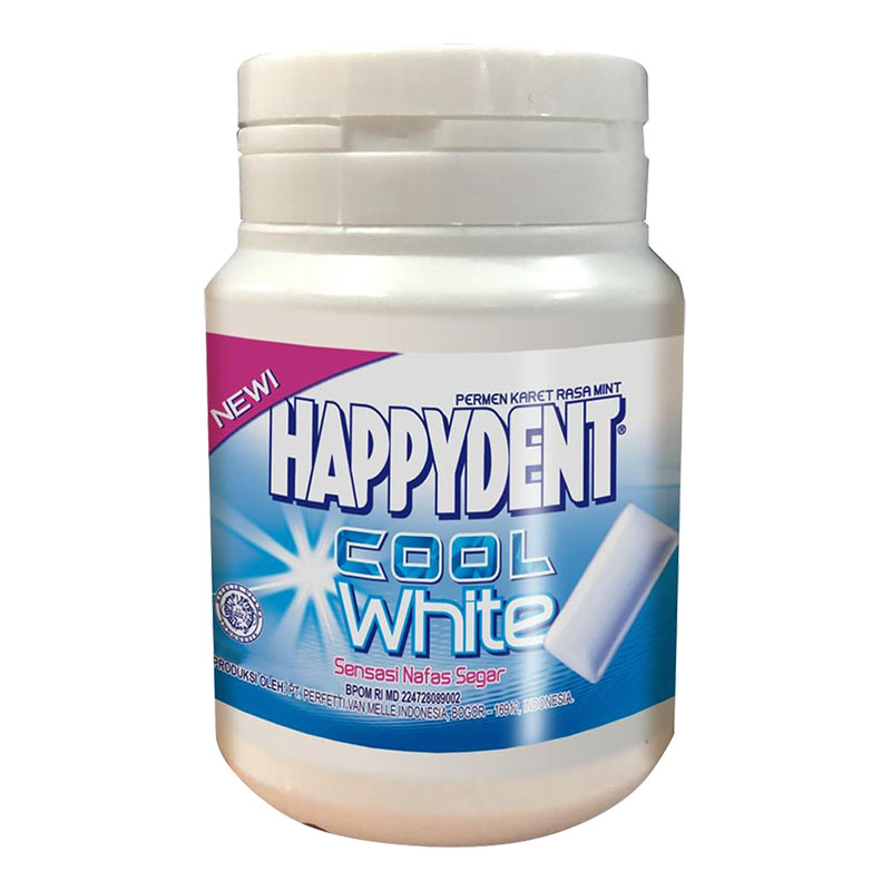 

HAPPYDENT White Mint Botol 52.8 g