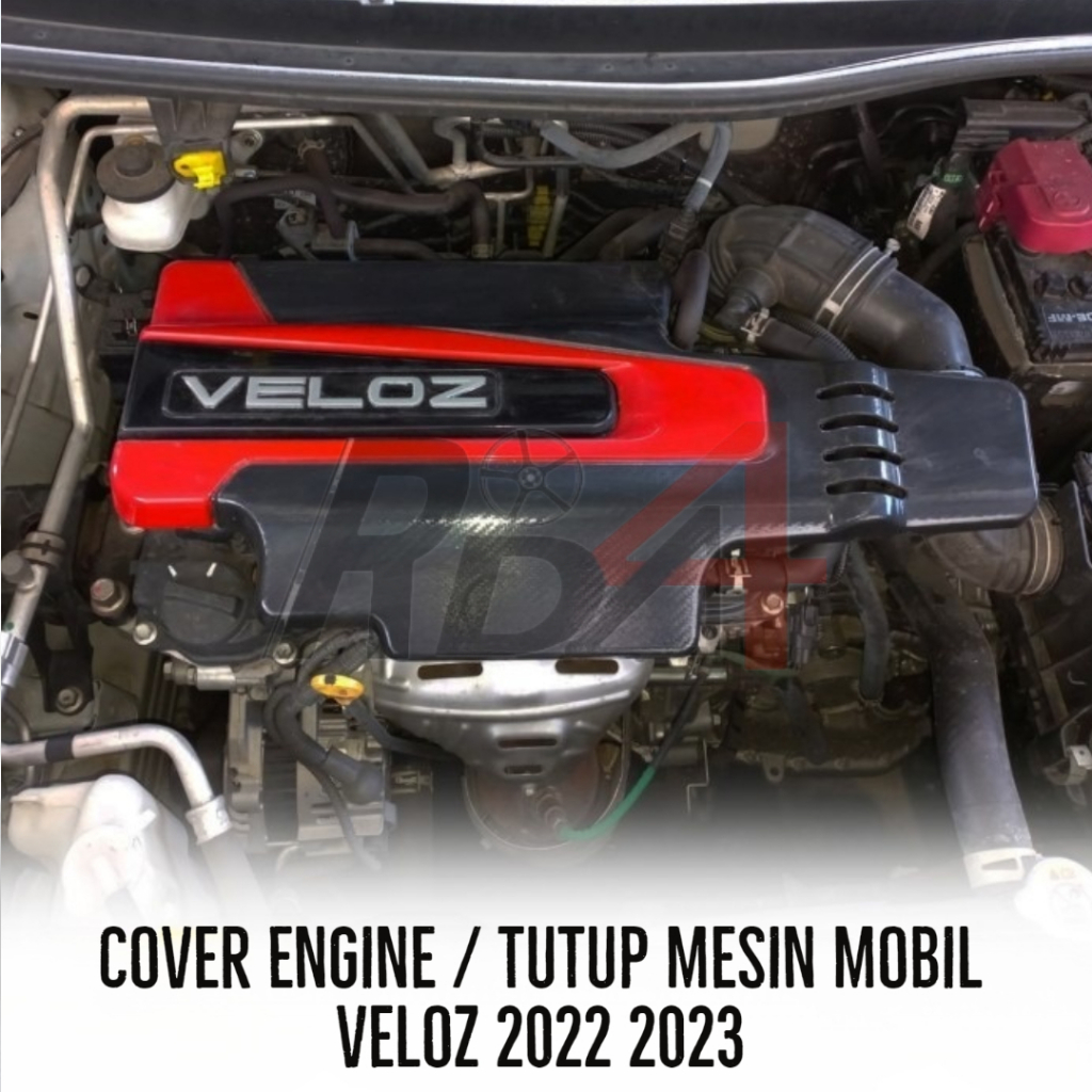 Tutup Mesin Mobil Avanza Veloz 2022 2023 Cover Engine Motif Carbon