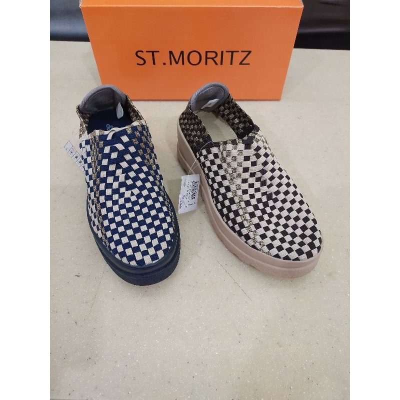 sepatu rajut wedges ringan St. moritz