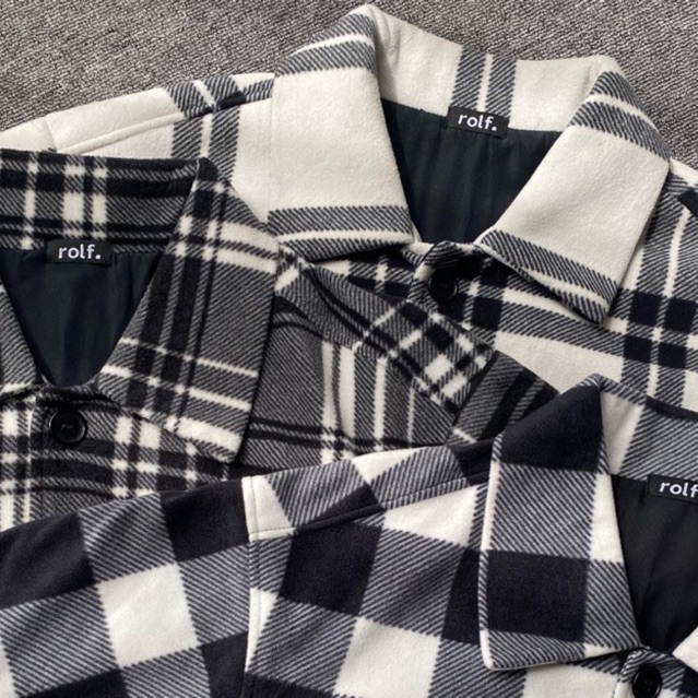 Oxford Plaid Oversized Jacket