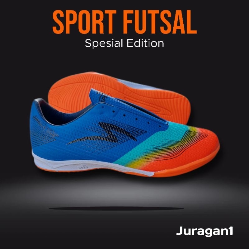 Sepatu Sport Olahraga Futsal Outsole Karet Komponen Original Bahan Lentur Standart Futsal Pria