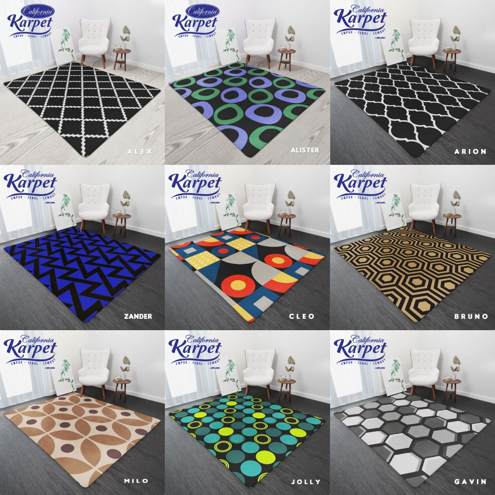 California - Karpet Selimut / Karmut Malaysia (150x190) Terlaris pilihan