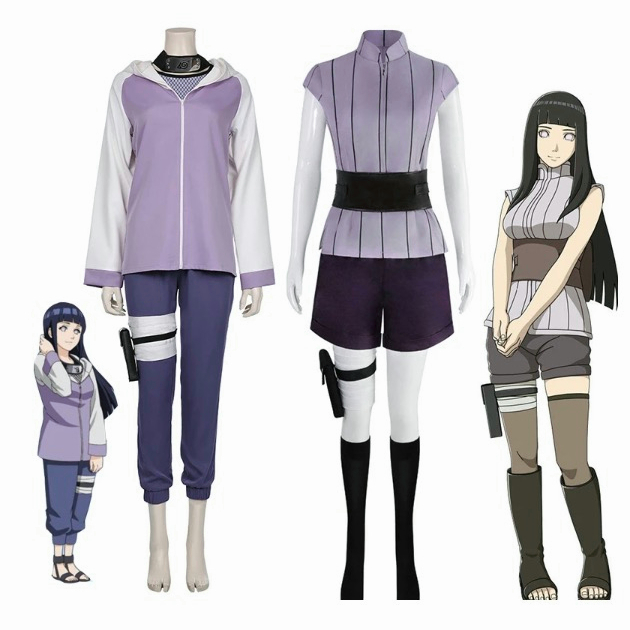 Anime Hyuga Hinata Shippuden Generation Shirt Pants Belt Cosplay Costumes Anime cosplay costumes