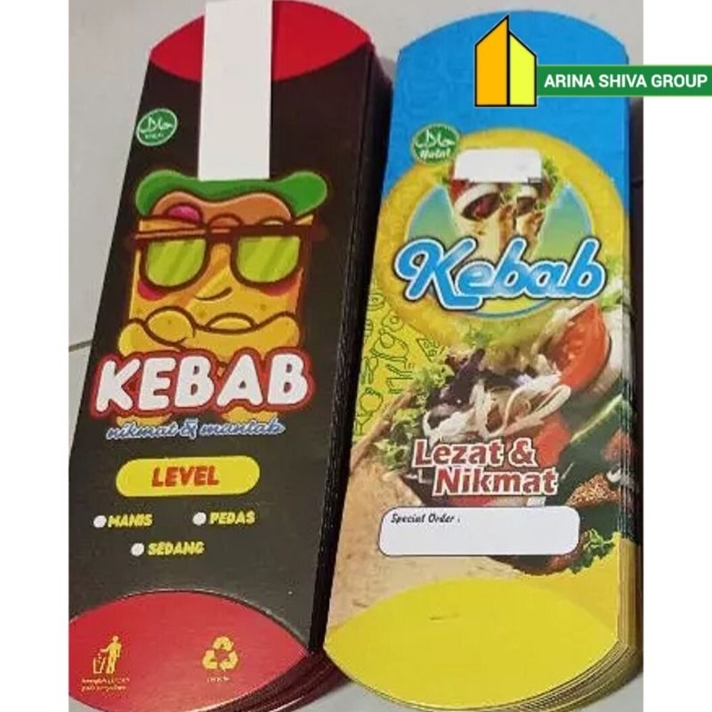 

150 LEMBAR KERTAS KEBAB TARIKAN UKURAN 25 × 9,5 CM HIGH QUALITY PAPER CRAFT TEBAL PRODUK TERBARU | KOTAK KEBAB KEKINIAN | DUS KEBAB VIRAL TIKTOK | KEMASAN KEBAB KEKINIAN | BOX KEBAB VIRAL | ARINA SHIVA GROUP 5933