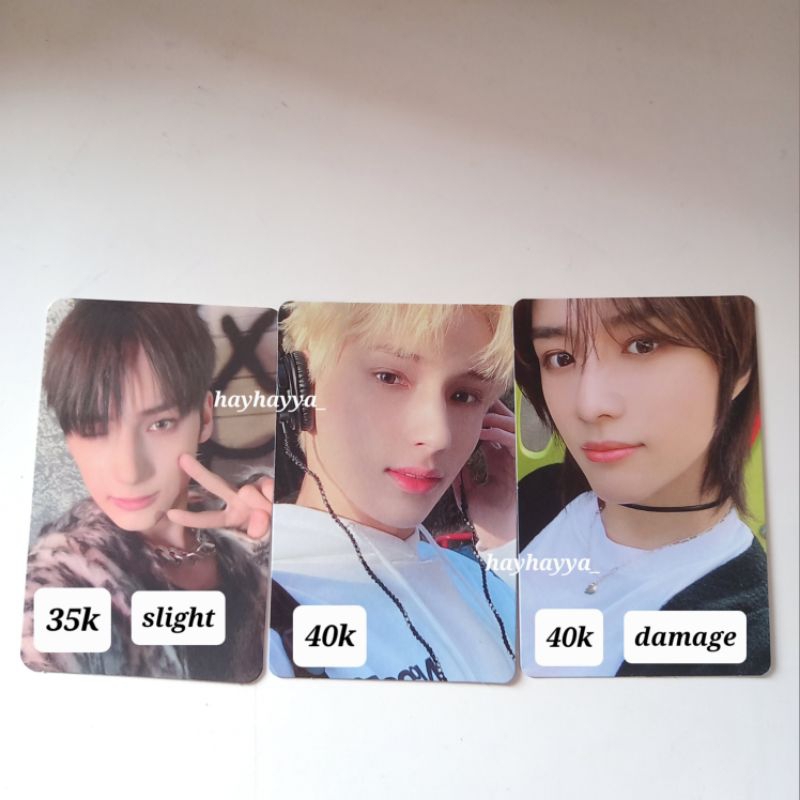 Photocard TXT Hueningkai Beomgyu M2 Minisode 2 Thursday's Child Mess, The Chaos Chapter Freeze Boy (