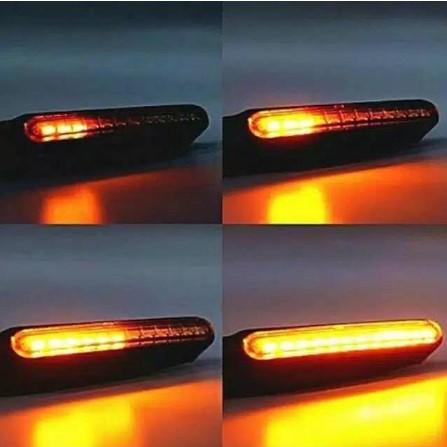 Sein Running Lampu Sen Running LED Lidi stick 2 Mode Universal Semua Motor Bisa