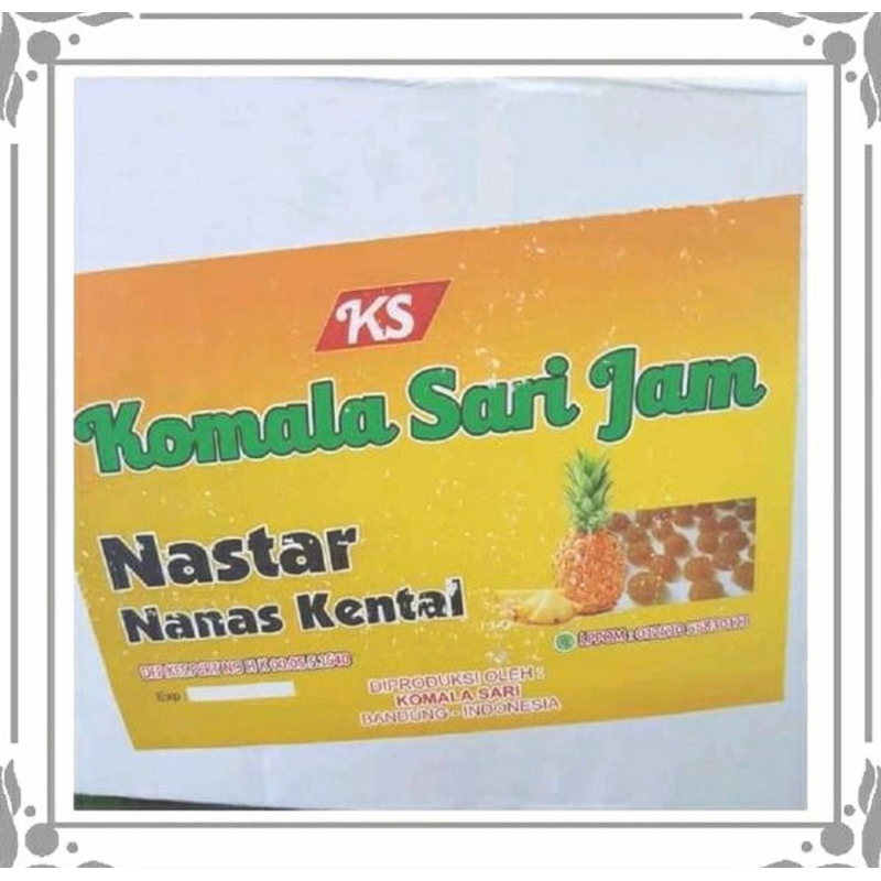 

selai nastar komala sari 1 dus 10 kg / selai nanas kumala sari 10 kg