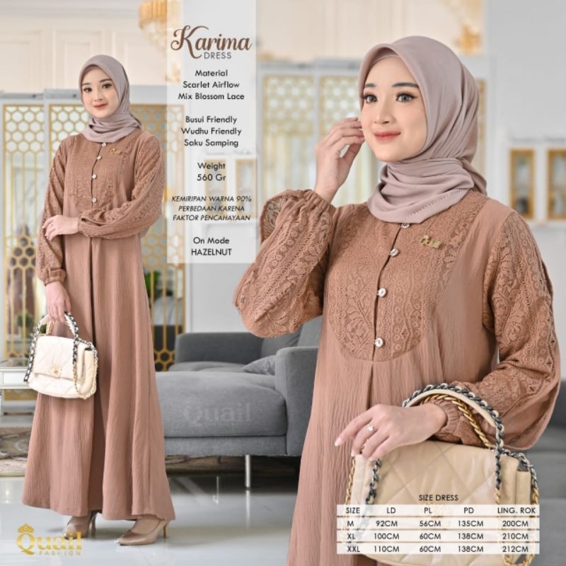 Karima Gamis QuaiL Hijab