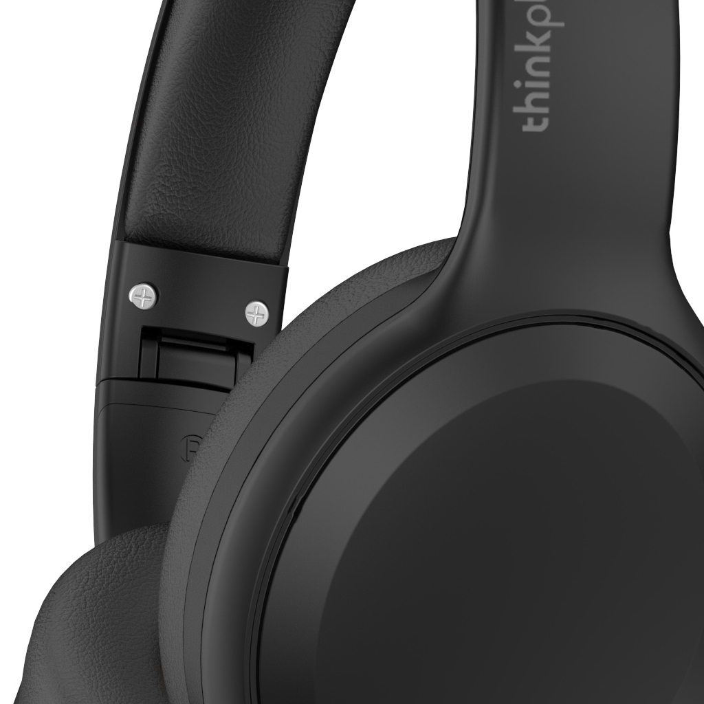 Lenovo Thinkplus Headphone Headset Wireless Bluetooth 5.3 HiFi 250mAh - TH30 - Black