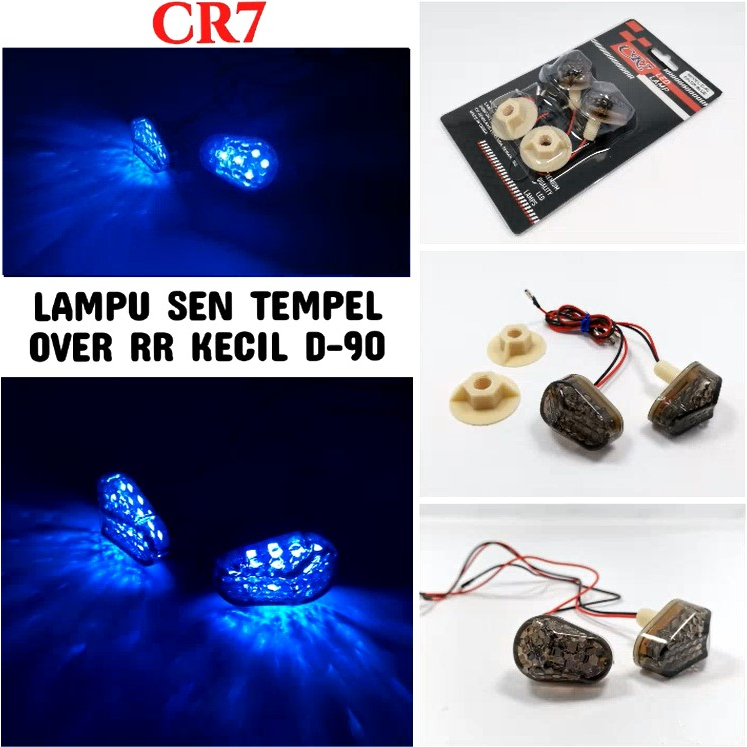 Lampu Sein Tempel Oval Mini Kawasaki ninja Yamaha R15 R25 ninja RR Ninja 250