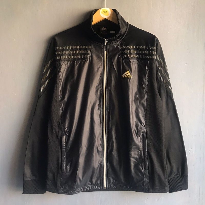 Tracktop ADIDAS Balok Hitam & trackpant