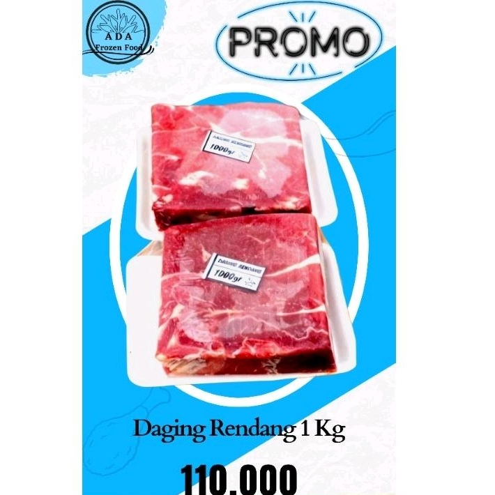 

ADA Frozen Food - Daging Sapi Potong 1Kg