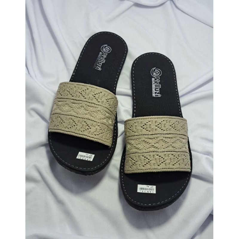 Sandal Selop Rajut Import Termurah - Sandal Wanita - Non Slip