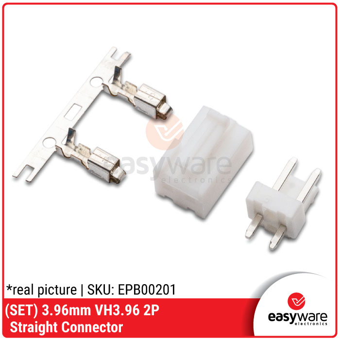 SET Connector VH3.96 2P 2 Pin VH 3.96mm Straight VH3.96-2P Lurus Male Female