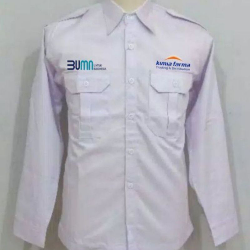 KEMEJA BUMN KIMIA FARMA || SERAGAM KIMIA FARMA || SERAGAM BUMN KIMIA FARMA BORDIR || BAJU BUMN KIMIA