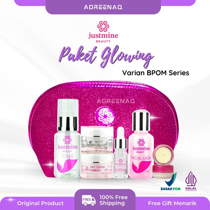 Jasmine Beauty Skincare All Varian Bpom dan Klinik Series FREE GIFT | Paket Glowing Acne