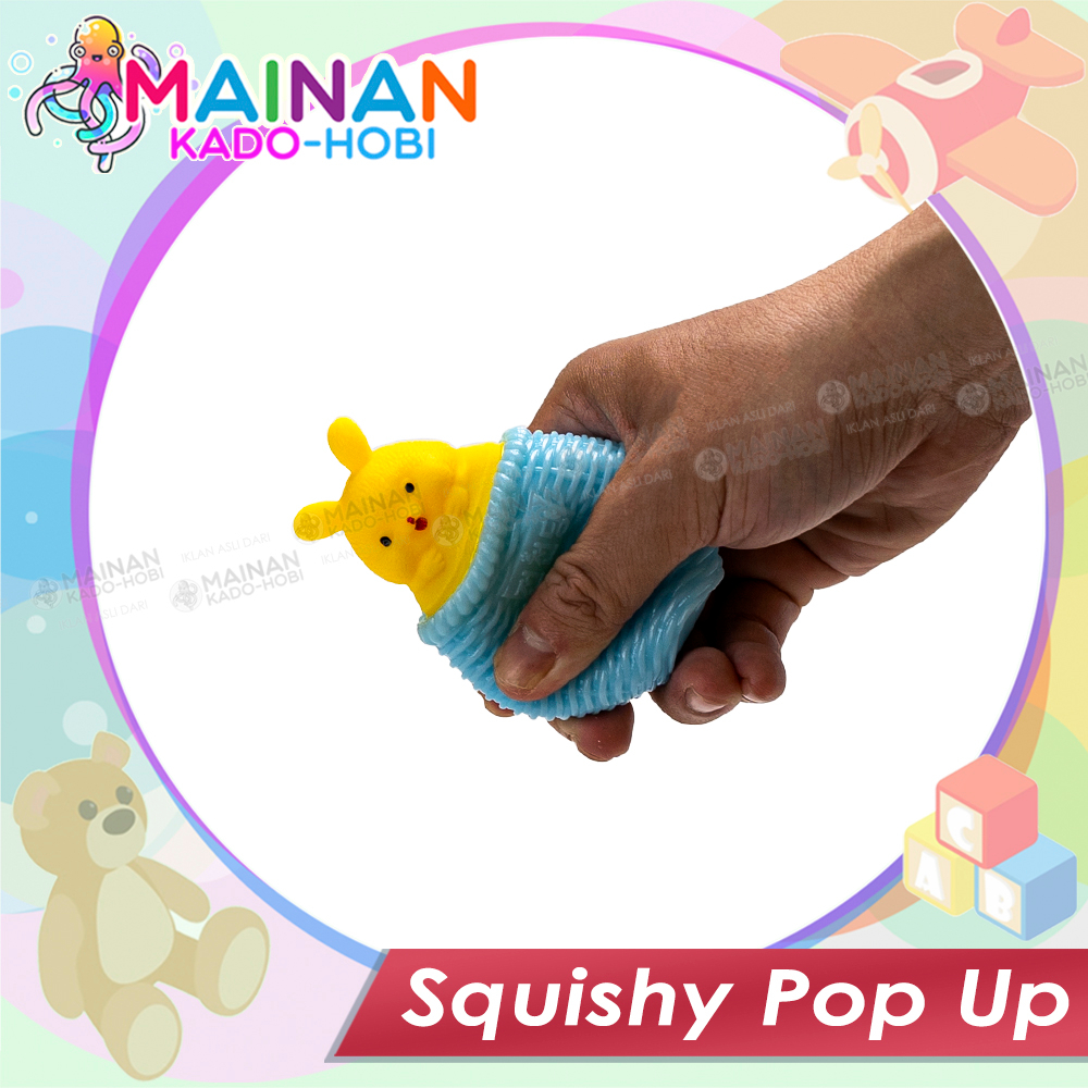 MAINAN ANAK STRESS RELIEVE TOYS SQUISHY KARET TUPAI TELUR LUCU