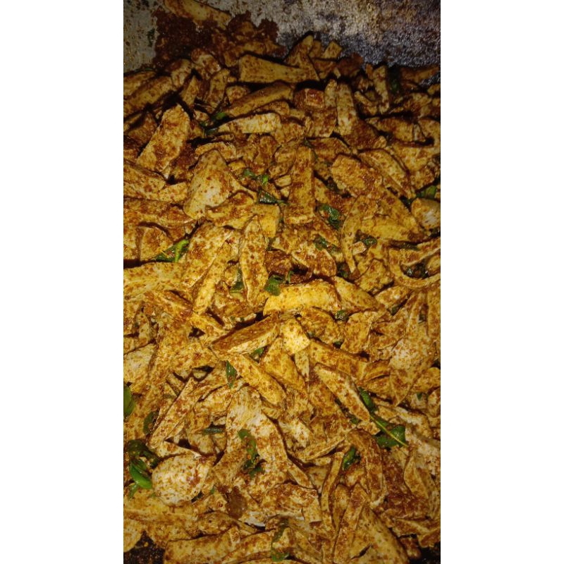 

Basreng daun jeruk varian pedas pol