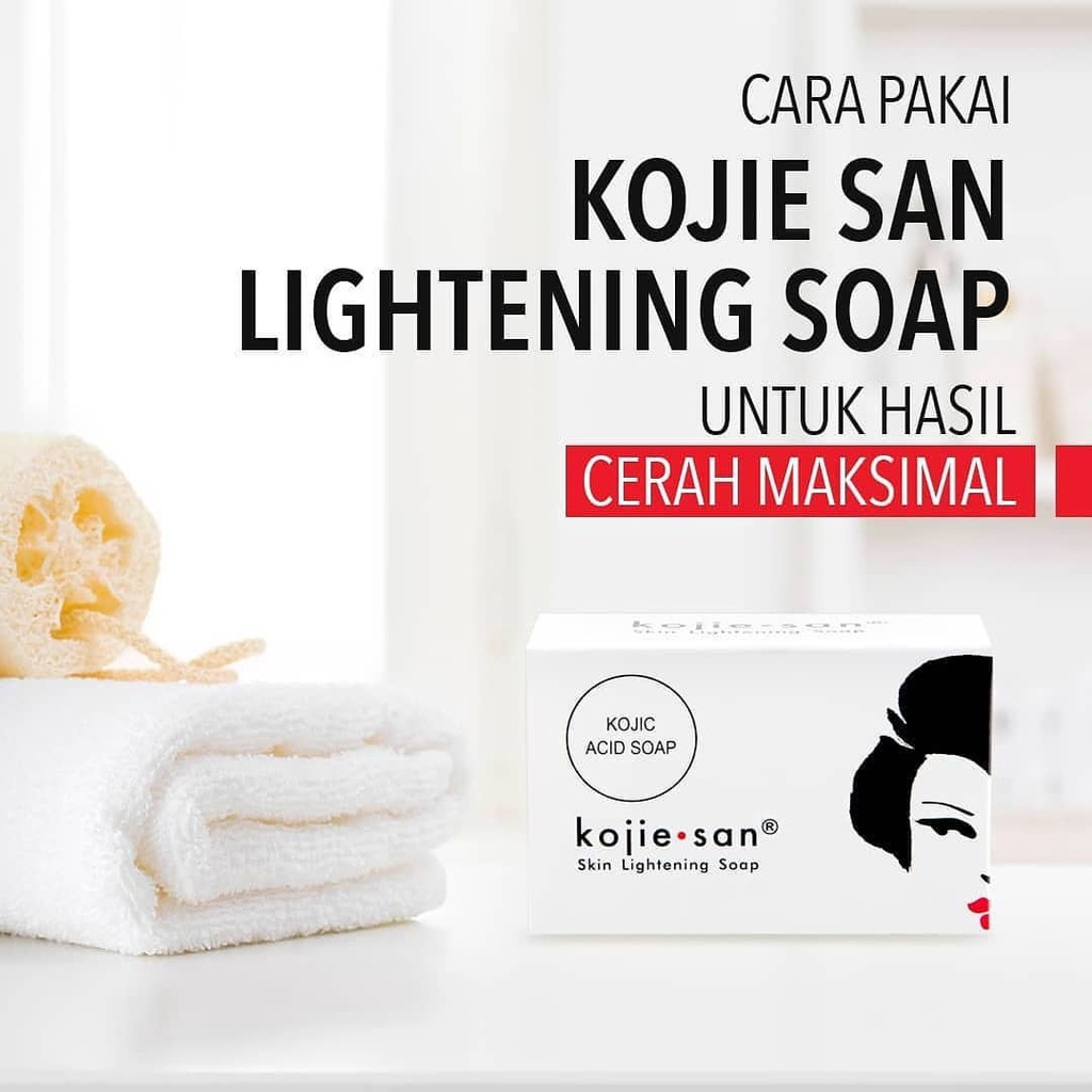 Kojie San Skin Lightening Soap | Kojiesan Sabun Wajah Kojisan Sabun Pemutih Badan BPOM