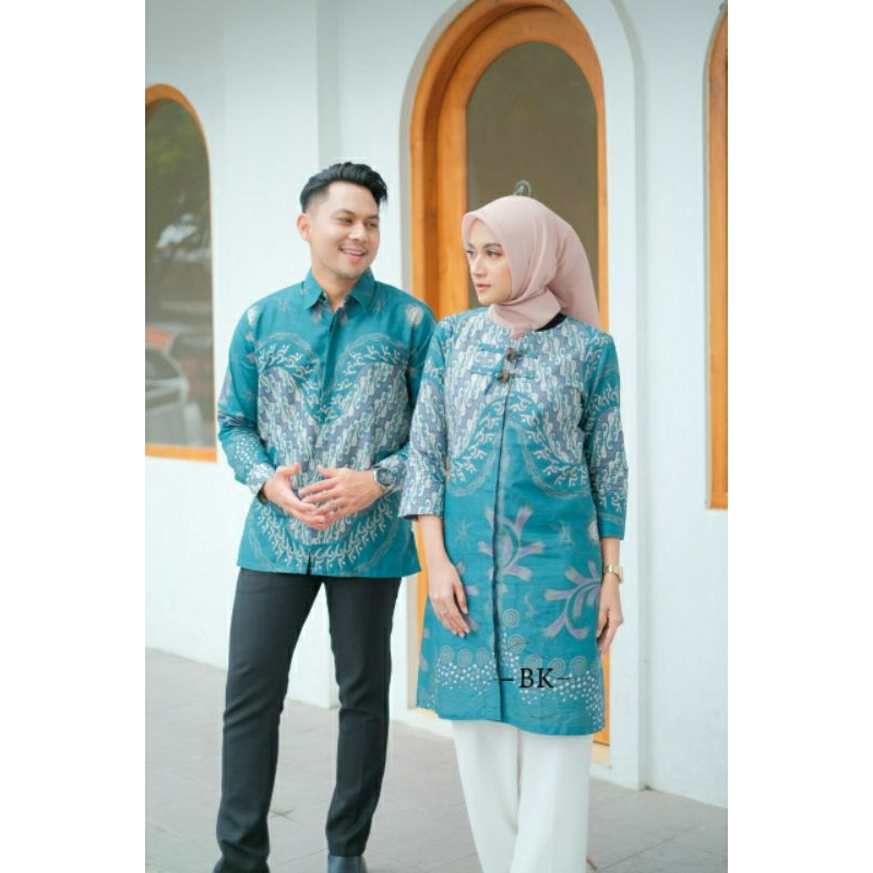 Kemeja Tunik  Wanita Pria Dewasa Batik Terbaru