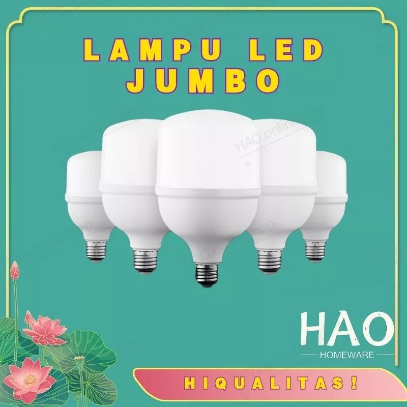 LAMPU LED JUMBO TERANG LAMPU RUMAH 40 WATT ORIGINAL