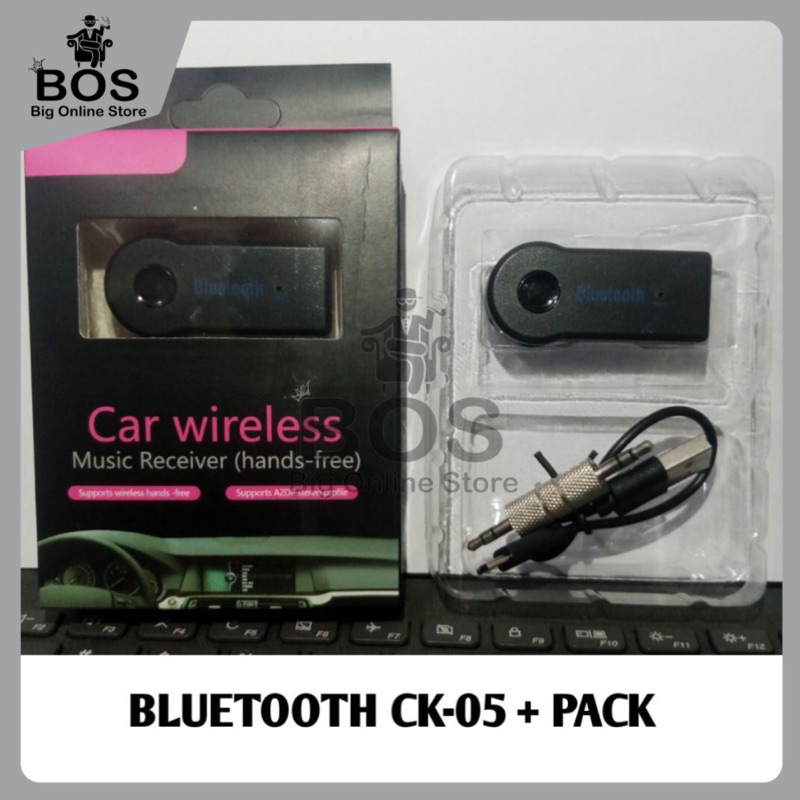 BOS - BLUETOOTH RECEIVER CK05 | CK-05 Wireless Jack Audio 3.5mm BT Car Mobil