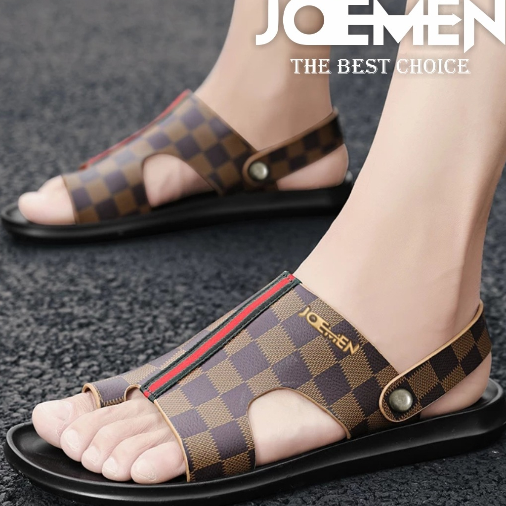 Sandal Kulit Pria Sandal Slop Pria Sendal Kulit Pria Sendal Slop Pria kekinian Sendal Pria Casual
