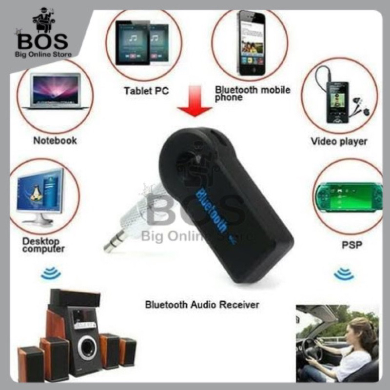 BOS - BLUETOOTH RECEIVER CK05 | CK-05 Wireless Jack Audio 3.5mm BT Car Mobil