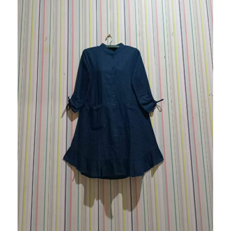 Tunik Katun Rami Rempel Bawah