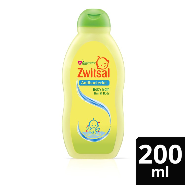 Zwitsal 450ml Baby Bath Hair &amp; Body Anti Bacteri Refill