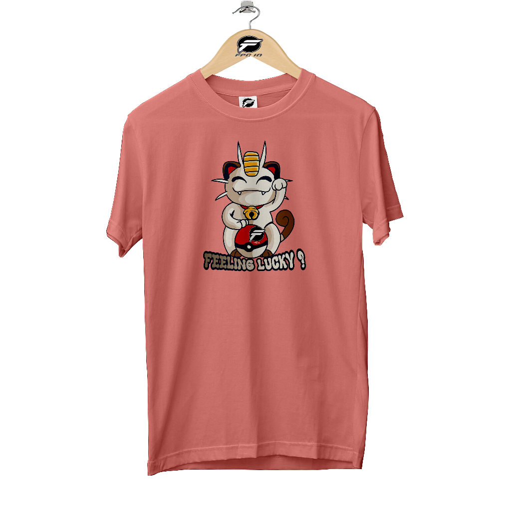 Fpc Id Kaos Anime Feeling Lucky Cat Cotton Combed 30s