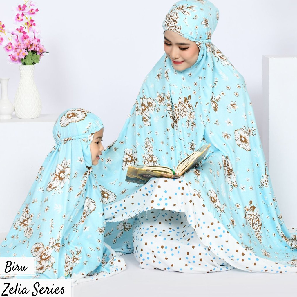 Hicloth Hirima Mukena Jumbo Ibu dan Anak Rayon Adem Mukena Bali Murah