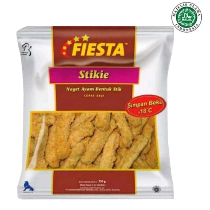 

Fiesta stikie 250gr naget ayam bentuk stik