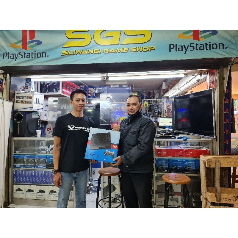 Ps3 ps 3 playstation 3 slim 120 giga sd 500 gb fullgame seri terbaik bergaransi