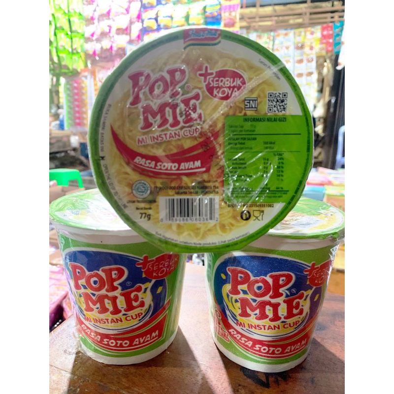 

POPMIE MI INSTANT CUP RASA SOTO AYAM +SERBUK KOYA @77gr