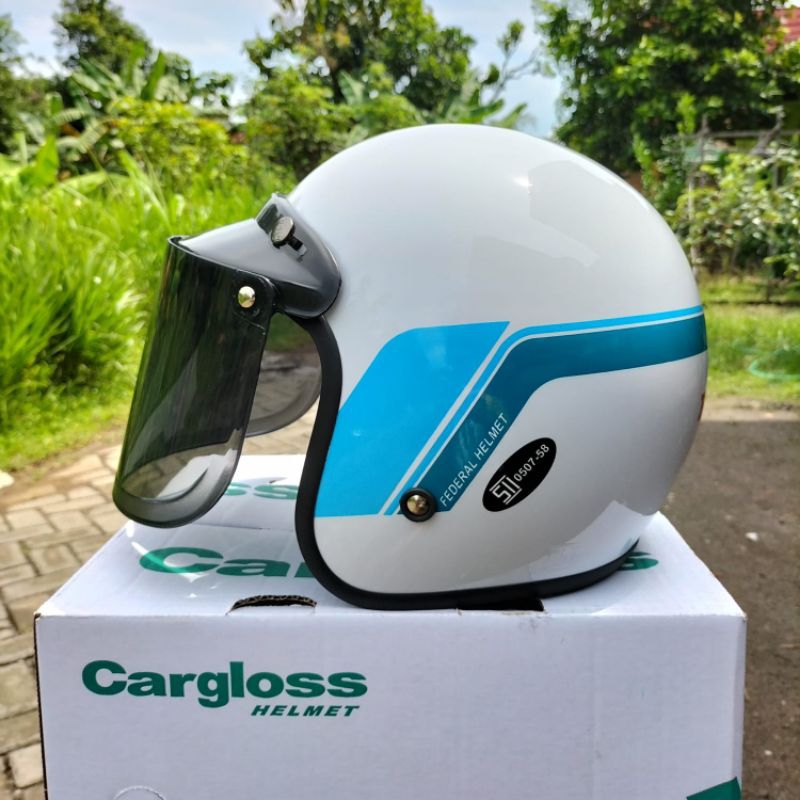 Helm Bogo GL Series Original Honda Gank Kaca Datar
