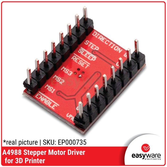 A4988 STEPPER MOTOR DRIVER MODULE WITH HEATSHINK 3D PRINTER PART