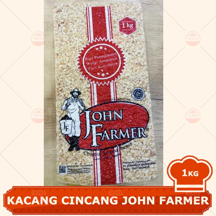 

KACANG CINCANG SANGRAI / ROASTED PEANUTS JOHN FARMER 1KG