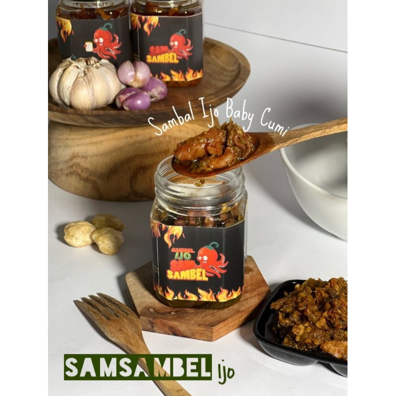 

Samsambal Sambal Ijo Baby Cumi 150 gr