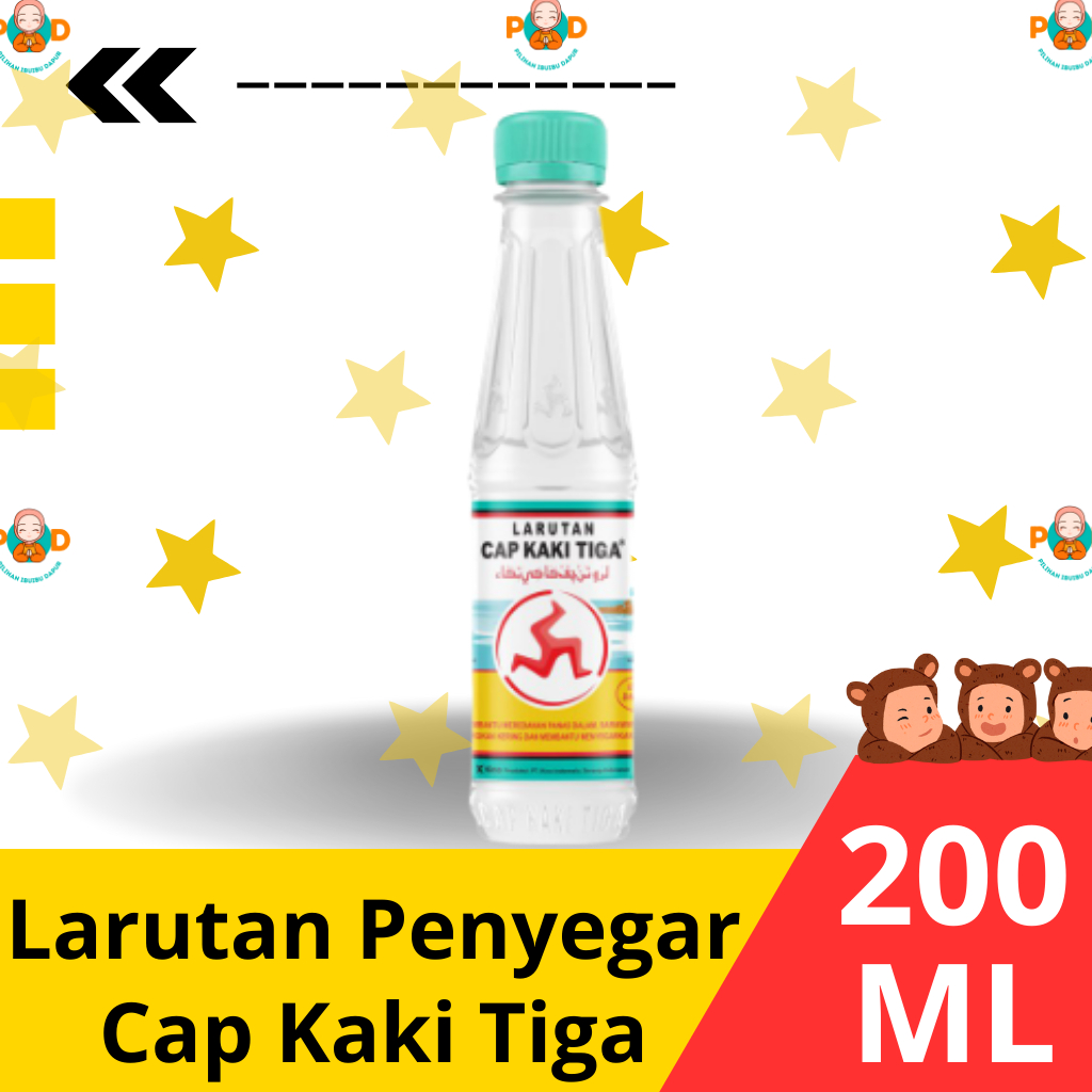 

Larutan Penyegar Cap Kaki Tiga 200ML