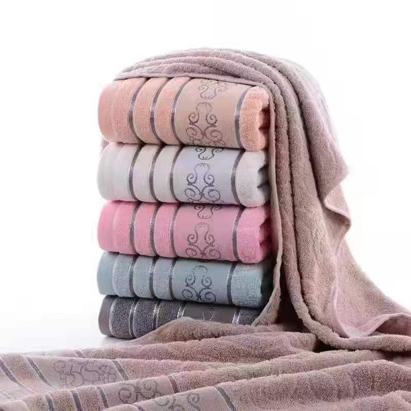 Handuk Mandi Kemasan Bahan Katun Premium Halus &amp; Lembut Daya Serap Tinggi J3A3