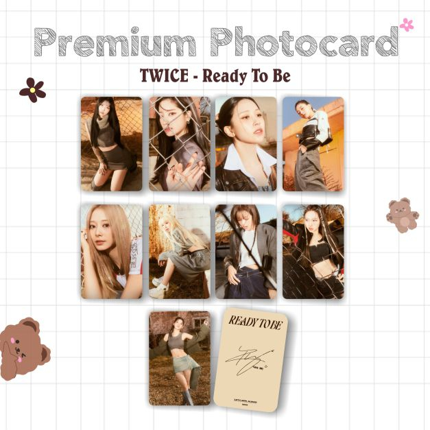 Photocard TWICE PREMIUM 1SET Celebrate ready to be