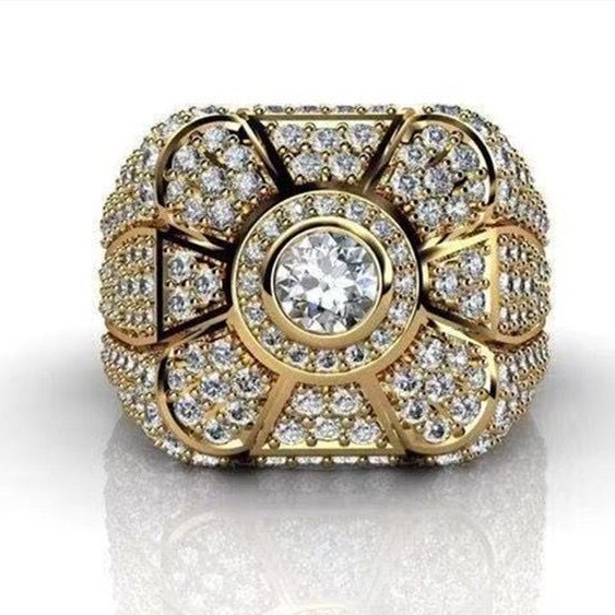 Cincin Diamond Platinum Ring Gold Cincin Wanita