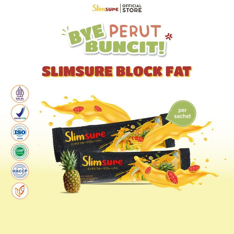 Slimsure Block Fat | Diet Detox | Pelangsing | Obat Kurus - 1 Sachet