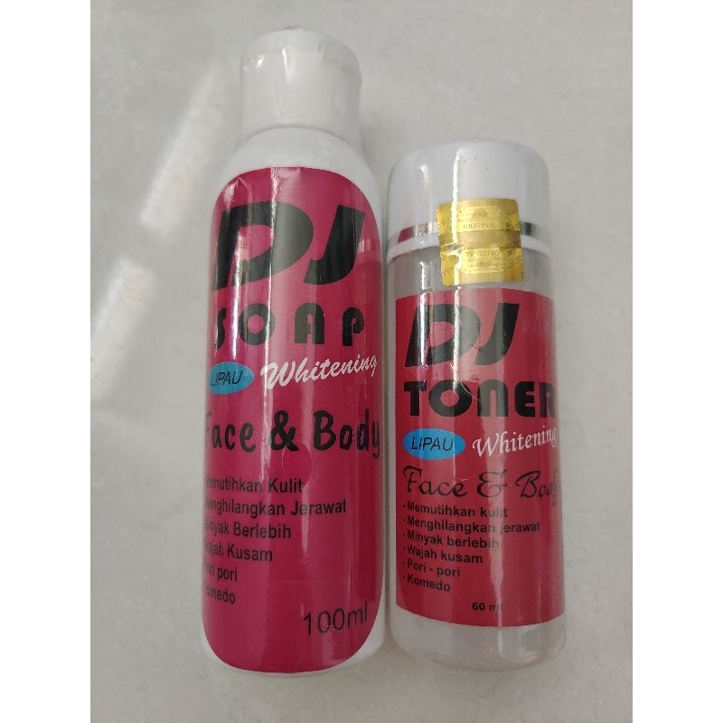 Sabun Lipau DJ Vanila/susu + Toner Lipau original